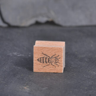 Biene von oben (Stempel)
